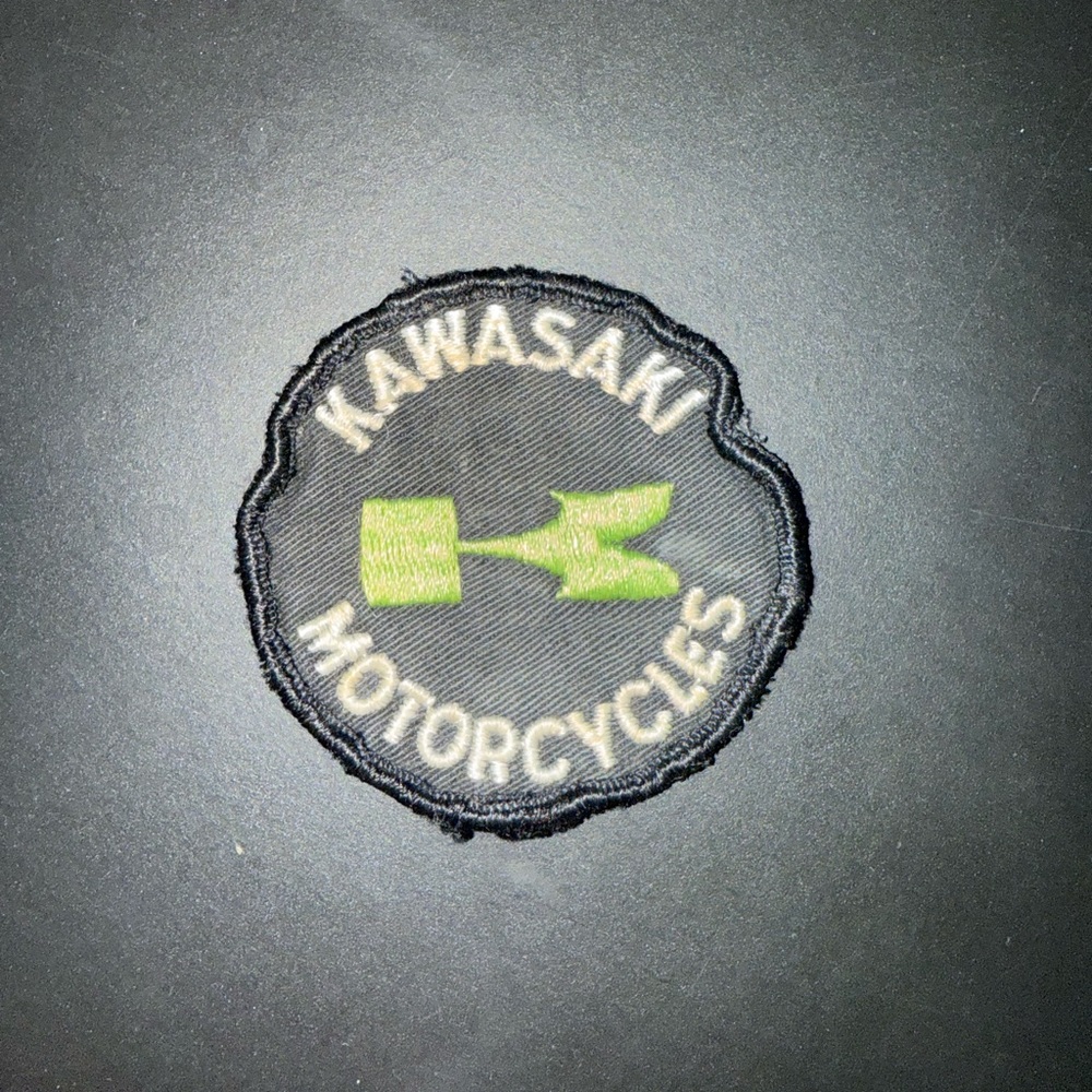 Kawasaki Motorcycles Patch Vintage